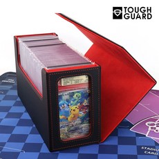 터프가드 TOUGHGUARD 유희왕 포켓몬 등급카드/나사케이스/자석케이스 BRG PSA 카드케이스 보관함 (블랙&레드 색상), 1개 1개