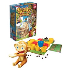 桌癮桌遊 椰子猴王2021新版 Coconut Monkey 策略家庭派對桌遊, 1個