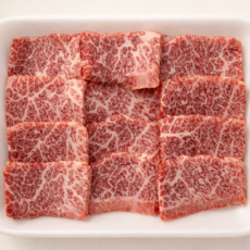 총각네한우촌 1+등급 한우 꽃갈비살 갈비살 캠핑용 거세우 구이용, 1개, 300g