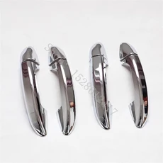 폭스 바겐 Passat CC b6 b7 3c b7.5 도어 핸들 그릇 보호 커버 트림 자동차 액세서리, 02 silvery