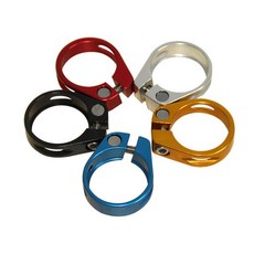 클램프 산악 자전거용 퀵릴리즈 티타늄 쌍당 경량 나사형, 1개, 기본 색상