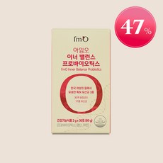 [질 유래 특허 유산균] 아임오 이너밸런스 프로바이오틱스 1박스, 60g, 1개
