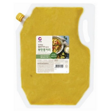 청정원 코코넛&옐로우커리가 들어간 뿌팟퐁커리, 2kg, 1개