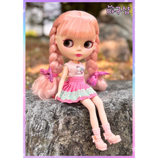 네오 블라이스옷 28.5cm (무지개유니콘 3종세트) bjd 육일돌 구체관절인형 <완제품>, 1개, 핑크