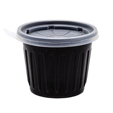 [일용상회]소스용기 JH 75파이 소 140ml 500세트 검정, 500개, 1세트