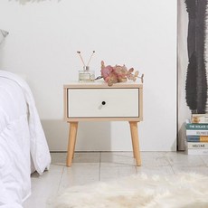 A3440 1단 서랍 협탁 400 3colors, 아이보리, 아이보리