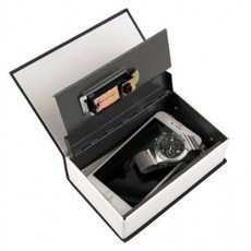 북세이프 비밀금고 책금고 사전 저금통 금고, 블랙_S, 1개