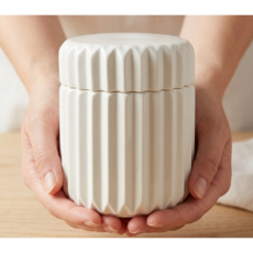 메모리펫 강아지 고양이 반려동물 유골함 도자기 유골함 밀폐형 유골보관함 특허 유골보호제 포함, 1개