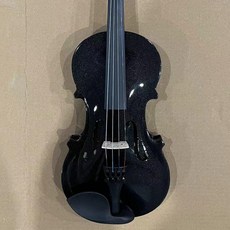 사일런트 바이올린 연습용 초보자용 전자 일렉트릭 연주용, 1개, 블랙 B 활 포함, 기본 모델명/품번