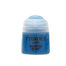 【Citadel】Layer/疊色漆 Alaitoc Blue (12ml) 模型專用疊色顏料 輕鬆上色 色彩持久, 1個