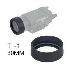 용 고무 렌즈 커버 캡 가드 프로텍터 (레드닷 사이트 SF M300 무기 라이트용), 05 30mm T -1