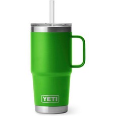 YETI 예티 램블러 빨대 머그 텀블러 진공 단열 스테인리스, Canopy Green, 1개