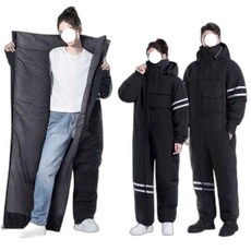 겨울배달 옷 성인 남자 방한 표준형 동계 오토바이, 1개, 4XL(90-110kg)ㅣ방한 -30도