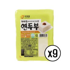 아워홈 연두부 250g, 9개