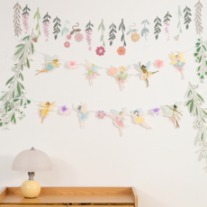 어브레스 파티 가랜드 결혼식 생일 브라이덜 샤워 장식 양면 데코 장식, 1개, 02 요정들