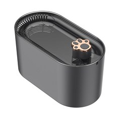 카토 스마트 애완동물 급수기 자동 순환 필터링 조용한 애완동물 음수기 고양이 강아지 급수기, 1개, 그레이, A1