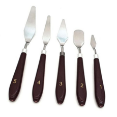 페인팅 나이프 회화용 유화용 스패출러 유화 나이프 미술용 그림 도구 스테인리스 팔레트 예술용 아크릴