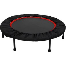 미니 트램펄린 스프링 커버 36인치 소형 교체 패드 두꺼운 600D 옥스포드 천 설치하기 쉬운 실내 트램펄린전용, Black