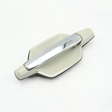 현대 테라칸 2001 2002 2003 2004 2005 2006용 자동차 도색되지 않은 크롬 외부 도어 핸들 82650H1020 8366, 02 right front, 02 Chrome