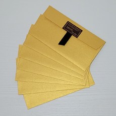 7매 상품권 현금 용돈 회사 시상식 행사 감사 축하 명절 기념일 초대권 티켓 부모님 돈 기업 인사선물 청첩장 카드봉투, 금색, 1개