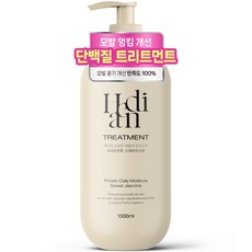 [모발윤기 50%개선] 헤디안 대용량 단백질 트리트먼트 스위트자스민향 극손상 손상모, 1개, 1L