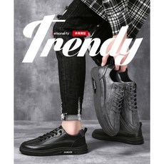 英倫男皮鞋 新款休閒皮鞋 透氣防水 防滑 潮流百搭 黑色皮鞋 休閒運動鞋 上班族 商務休閒皮鞋 繫帶 低筒