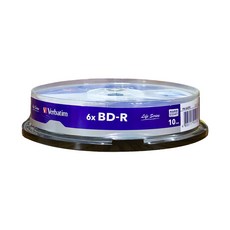[버바팀] BD-R 6배속 25GB [케익통/10매], 1개