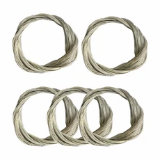 7g 65-93cm 말 꼬리 AAA 종마 몽골 천연 말총 유니버설 타입 화이트 바이올린 첼로베이스 활 머리 블랙 제, 01 5pcs (80-85cm)gray