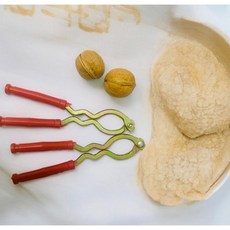 胡桃夾子 核桃夾子 堅果夾子 螃蟹夾子 剝殼器 開殼器 去殼器 現貨 熱賣中 夯 新鮮貨, 1個, 銅紅色柄