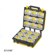 祥昌電子 蝙蝠牌 KT-918FC 多用途零件收納提盒 附背帶, 1個