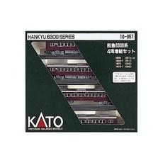 10504525 열차 기차 철도 기관차 모형 N게이지 10-051 한큐 6300계 증결 4량