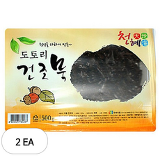 천혜식품 건조 도토리묵, 500g, 2개