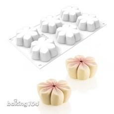 Silikomart 義大利矽膠模 六瓣花 烘焙模具, 1個