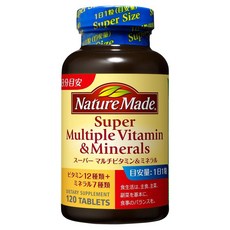 Nature Made 萊萃美 超級綜合維生素礦物質補充錠, 120顆, 1罐