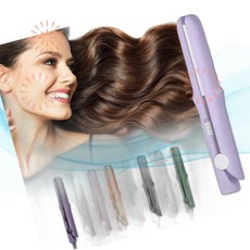 Juvhot 앞머리 고데기 2026 미니 컬링 아이롱 짧은머리 2in1 컬링봉 KZ