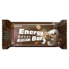 GOpower 堅果能量棒 黑巧克力口味 (35g x 10入) 台灣製造, 35g, 1箱