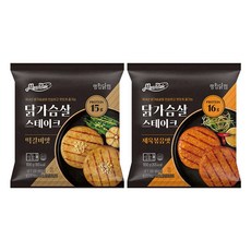 [랭킹닭컴] 맛있닭 닭가슴살 스테이크 2종 혼합, 10개, 100g