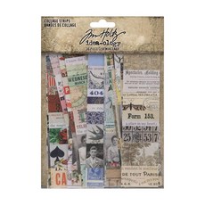Tim Holtz 콜라주 스트립 공예 용품 스트립 30피스 178171, Tim Holtz 콜라주 스트립 공예 용품, 스트립,