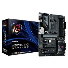 ASRock 華擎 主機板 X570S PG Riptide AMD Ryzen 5000 系列 CPU (Soket AM4) 對應 X570 ATX, 單一商品