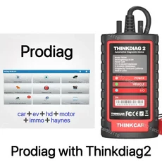 정시출고 품질보증 Thinkdiag2와 Prodiag 1년 활성화 구독 모든 시스템 진단 도구 PD 차량+EV+HD+이모빌, 01 TD2 with PD 1year