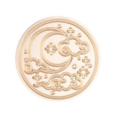 초대장 봉인 왁스 스탬프 원형 25mm 1개, M