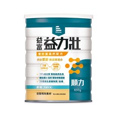 益富 益力壯 順力雙好菌高鈣配方, 850g, 1個