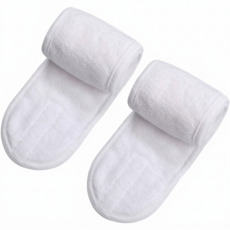 클레어라 남여공용 찍찍이 세안밴드, 화이트, 2개