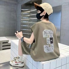 재한 주니어 캐주얼 민소매 상하복세트 [2681]