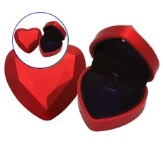 쌍문상회 지금 필요한 주얼리 목걸이보석상자 레드 목걸이선물상자 목걸이상자 목걸이보관함 하트 목걸이 LED 31872EA