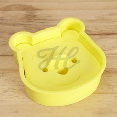 아이 도시락 샌드위치틀 만들기 곰돌이 커터 모양틀