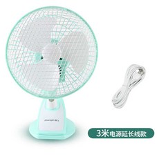 집게형선풍기 클립 선풍기 좌우 회전 소형 탁상용, 1개, 강화 모터+철망+3m