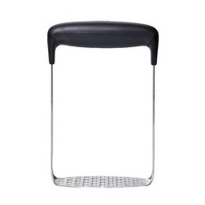 OXO 굿 그립 스테인리스 감자 매셔, OXO 굿 그립스 스테인리스 논슬립 굴 칼 검정/은색, 1개, 블랙/실버