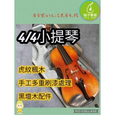 4/4 高階小提琴 手工多次刷漆 法國進口琴碼 虎紋背板, 1個
