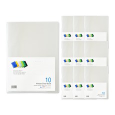 디알엠 고투명 클리어화일 PP A4, 10매, 10개